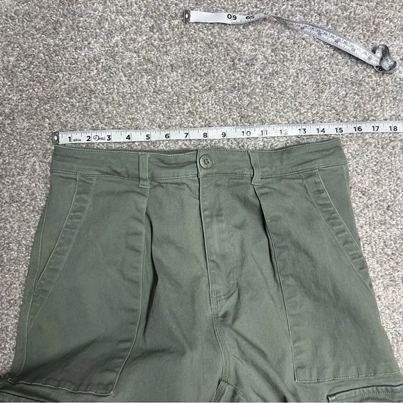 YoungLA Pants Mens 32L Green Convoy Cargo Pockets Straight Heavy Canvas 30x30 - Picture 6 of 9